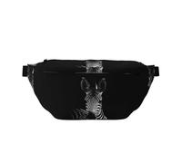 WSHFFILO Umhängetasche mit Zebramuster, lässige Brusttasche