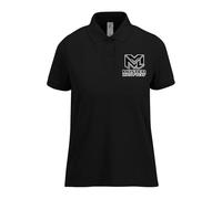 wt24print Damen Polo aus Baumwolle personalisierbar mit Logo oder Text | Größen XS-3XL | Taillierter Schnitt | Klassischer Polokragen | Viele Farben | Ideal für Arbeit, Freizeit & Events