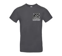 wt24print Herren T-Shirt aus Baumwolle personalisierbar mit Logo oder Text | Kurzarm Rundhals Shirt | XS-5XL | Für Firmen, Vereine, Arbeitskleidung, Promotion & Events | Viele Farben