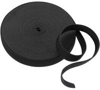 WTAXBH Elastisches Band 1/2 Meter weißes/schwarzes Gummiband aus Spandex for Gürtel, Zierbänder Nylon, ideal for Bekleidung, Hosen und DIY-Nähprojekte (15-60 mm)(Black,1meter,Width 60mm)
