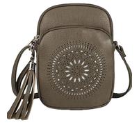 WTongBao Petits sacs à bandoulière multi-poches Pompon Sac à bandoulière Sac à main Hollow Sacs pour femmes(Grau)