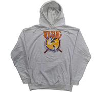Wu-Tang Clan Kapuzenpullover Protect Ya Neck Band Logo Nue offiziell Herren Grau XL