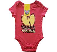 Wu Tang Clan Schlafstrampler Wu-Tang Logo Nue offiziell Rot 0 to 24 Months