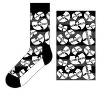 Wu-Tang Clan Socken Logos Monochrome Logo Nue offiziell Herren Schwarz (UK SIZE UK Size 7-11