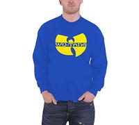 Wu-Tang Clan Sweatshirt Katana Band Logo Nue offiziell Unisex Blau M