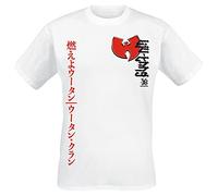 Wu-Tang Clan Swords Männer T-Shirt weiß L 100% Baumwolle Band-Merch, Bands