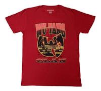 Wu-Tang Clan T Shirt Brick Wall Band Logo Nue offiziell Unisex Rot L