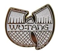 Wu-Tang Clan Weiß & Gold Logo Pin Badge One Size