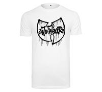 Wu-Wear Dripping Logo Tee White-XS
