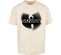 Wu-Wear T-Shirt Faded Logo Oversize Tee WU063 Sand-5XL
