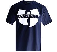 Wu-Wear Wu Logo Tee T Shirt T-Shirt M-3XL Wu-Tang Clan(Navy,L)