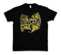 Wu Weyland Prometheus USCSS Alien Tang Hip Hop Fun Yutani Men's T-Shirt Black Graphic Unisex Tee Shirt XL
