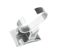 Wu0118 Modischer Uhrenhalter in C Form, durchsichtiger, Stabiler Kunststoffständer, Dekoration für die Präsentation von Armbändern und zur Schmuckaufbewahrung