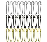 WUDQIJI Große Sicherheitsnadeln 30 Stück Heavy Duty Sicherheitsnadel Extra große Pins Kiltnadeln 7cm Lange große Hochleistungs-Sicherheitsnadel Kilt Pins Grosse Pins für Decken Bastelröcke