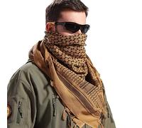 Wüste Shemagh Schal taktische Wüste Halstuch militärische Kopftuch Halstuch arabischen Wrap mit Quaste für Männer Frauen Motorrad Wandern Paintball Gesichtsmaske