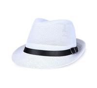 WUFANGBU Sonnenhut Strohhut Hut Damen Hut Herren Leinen Sonnenschirm Hut Kleiner Hut Sonnencreme Hut Outdoor Strohhut XL (60Cm-63Cm) Weiß