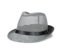 WUFANGBU Sonnenhut Strohhut Hut Damen Hut Herren Leinen Sonnenschirm Hut Kleiner Hut Sonnencreme Hut Outdoor Strohhut M (56-58Cm) Grau