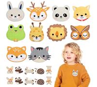 WuGU 20 Stück Flicken Zum Aufbügeln Kinder, Bügelflicken, Bügelbilder für Kleidung, Jacken, Rucksäcke, Jeans Patches - Reparieren Sie Das Loch, DIY-Zubehör