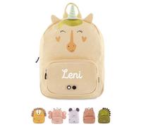 wunderwunsch TRIXIE Kindergartenrucksack, Rucksack für Sportunterricht Schule und Kindergarten, Hort und Krippe, personalisiert mit deinem Wunschnamen (Einhorn, Klein (5,25 Liter))