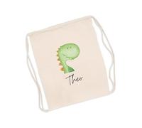 wunderwunsch Turnbeutel mit Namen, Personalisierter Sportbeutel, Kinder | Schule, Kindergarten, Gym Bag, Kids, Kleinkind, Mädchen und Jungen, Sporttasche, Baumwolle, Kita