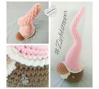 wupperwollmaus - Material-Set / Häkeln - *Zipfelstopper* (Premium) rosa