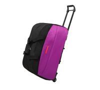 WUUISDNX Rollende Reisetasche, strapazierfähig, große Kapazität, für Männer, Wochenendausflüge und Abenteuer, Trolley, Teleskopgriff, tragbar, für