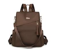 WUUISDNX Rucksack, umwandelbarer Laptop Rucksack für und Handgepäck für Lehrer, atmungsaktiv, großes Fassungsvermögen. Ideal für die Krankenpflege, dunkelbraun