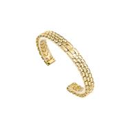 WUURAA Damen-Uhrenarmband aus massivem Edelstahl mit Metall-Uhrenkette (Color : Golden, Size : 8mm)