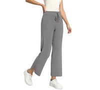 WUWUSKY Damen Hosen Catalina Damen Strickhose - High Waist Jogginghose mit elastischer Taille weiche Sommer Freizeithose Soft Sweatpants für Frauen