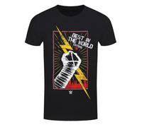 WWE CM Punk Bolt Herren T-Shirt Schwarz, Schwarz , XXL