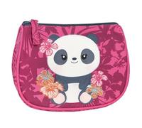 WWF Offizielle WWF Aufbewahrungstasche für Taschen und Rucksäcke, mit praktischem Reißverschluss, Panda-Motiv, Geschenkidee für Jungen und Mädchen, 18,5 x 14,4 x 4,4 cm, Rosa, violett, Andere