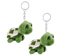 Wwyan Mini-Schlüsselanhänger mit Meeresbewohnern, Schildkröte, Puppe, Geschenk, Plüsch-Schlüsselanhänger, Cartoon-Taschenanhänger, Auto-Tier-Schlüsselanhänger, Dekoration, Plüsch-Schlüsselanhänger