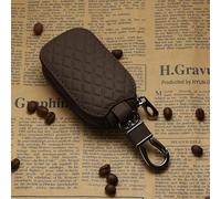 WXRNBN Auto Schlüsseltasche für Mercedes Benz C-Klasse Limousine W206 I 2021-2024, Echt Leder Autoschlüssel Abdeckung Schutz Autoschlüssel Autoschlüssel Schlüsselmäppchen,Brown