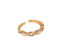 Wycian Verlobungsring Damen Infinity Ringe Gold 18K Labordiamant Unendlichkeit mit Zirkonia Größe 62 (19.7) Klassisch für Frau Verlobung Personalisiert