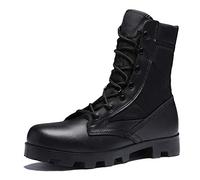Wygwlg Herren Military Tactical Combat Boots Army Desert Atmungsaktive Schuhe Special Forces Boot Police Patrol Knöchelschuhe