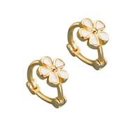 WYLZLKX Japanische Gänseblümchen-Ohrringe, Blumen-Ohrstecker für Damen, Legierung, Schmuck, perfekt für tägliche Outfits und besondere Anlässe, Approx. 2x2x2cm/0.78x0.78x0.78inch, Metall, Legierung