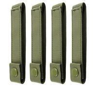 WYNEX Molle Strap 6 Zoll, Taktische Molle Strap Molle Gurtband Riemen Befestigung Snap Strap Nylon Daumen Snap Riemen 4 Packs