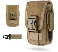 WYNEX Taktische Handytasche Gürtel Molle Halterung mit Keyring Clip & Kompass-Verschluss EDC Pouch Universaler Gürteltasche