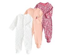 WYTbaby 3er-Pack Baby Strampler Neugeborene 100% Baumwolle Einteiligen Rompers für Baby Junge Mädchen 3-6 Monate