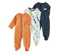 WYTbaby 3er-Pack Baby Strampler Neugeborene 100% Baumwolle Einteiligen Rompers für Baby Junge Mädchen 0 Monate