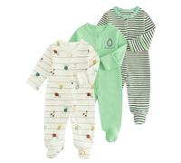 WYTbaby 3er-Pack Baby Strampler Neugeborene 100% Baumwolle Einteiligen Rompers für Baby Junge Mädchen 0-3 Monate