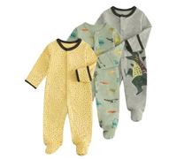 WYTbaby 3er-Pack Baby Strampler Neugeborene 100% Baumwolle Einteiligen Rompers für Baby Junge Mädchen 3-6 Monate
