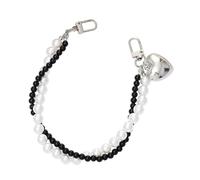 WZBHCZLJ Perlen Geldbörsenkette, Handtaschenriemen, Perlen Taschenanhänger für Handtaschen, Geldbörsen Verlängerungskette, Ersatz für Umhängetasche, Umhängetasche, Charm Kette, Ersatzzubehör