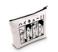 WZMPA Anime-Kosmetik-Make-up-Tasche, Cosplay-Fans, Geschenk, Make-up-Tasche mit Reißverschluss für Frauen und Mädchen (Hai Friend)