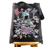 WZMPA Jinx & Vi Film-Tragetasche, Jinx & Caitlyn Spieler-Geschenk, Jinx Was Here, Einkaufstasche, Einkaufstasche, Jinx & Silco Merch (Jinx Was Here Bl TG)