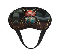 WZYCWB Bunte Käfer-bedruckte Schlaf-Augenmaske, vollständige Abdeckung, lindert Ermüdung der Augen