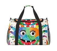WZYCWB Einfarbige Hirsch-Reisetasche, Wochenendtasche, Fitness-Yoga-Tasche, geeignet für Fitness und andere Szenarien, Kleiner Dinosaurier, Einheitsgröße