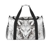 WZYCWB House Printed Fitness Travel Bag Perfect for yoga training, short trips, and swimming gear., Head of the Beast, Einheitsgröße