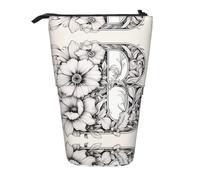 WZYCWB Interessanter einziehbarer Stifthalter mit B-Aufdruck für Wohnheim oder Büro.