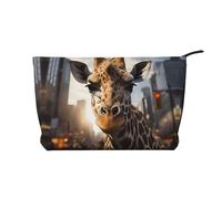 WZYCWB Kulturbeutel mit Panda-Motiv im Wald, unverzichtbar für die Organisation von Kosmetika und Hautpflegeprodukten., New York Giraffe Street, Einheitsgröße